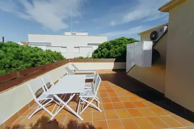 Un balcón o terraza de WELCS DUPLEX 192 PDA cerca del mar