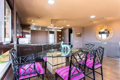 Una cocina o zona de cocina en Precioso Duplex en Begur con vistas al mar