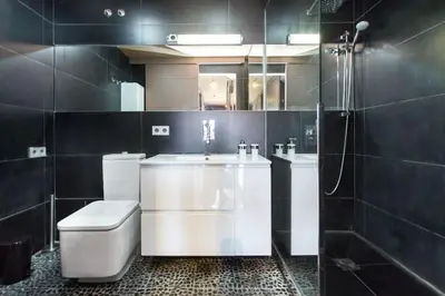 Un baño de Precioso duplex en Begur con vistas al mar