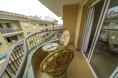 Un balcón o terraza de HomeHolidaysRentals Belisa - Costa Barcelona