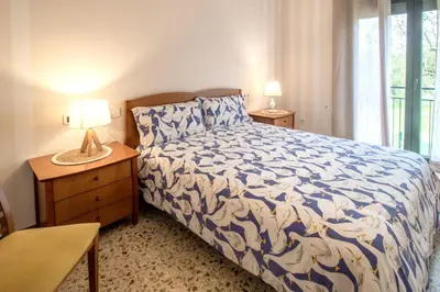 Cama o camas de una habitación en Ca La Iaia – Casa con piscina y jardín