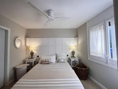 Cama o camas de una habitación en WELCS APARTAMENTO 197 PDA JUNTO Al MAR
