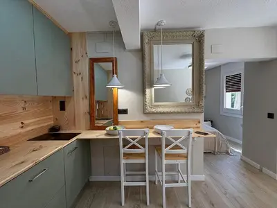 Una cocina o zona de cocina en WELCS APARTAMENTO 197 PDA JUNTO Al MAR