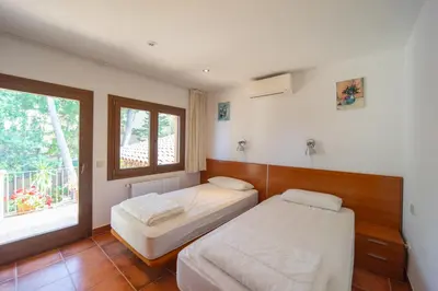 Cama o camas de una habitación en Casa de Lujo en Torre Valentina