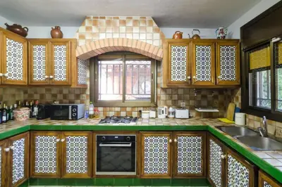 Una cocina o zona de cocina en Villa Cal Roig