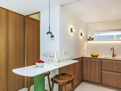 Una cocina o zona de cocina en Apartment Llafranc Beach by Interhome