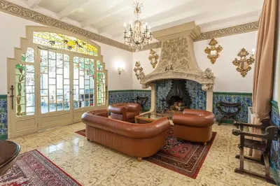 Zona de estar de Hotel Diana