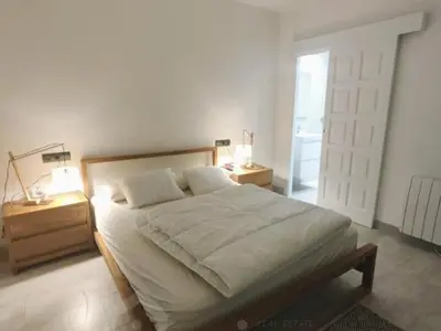 Cama o camas de una habitación en Villa Olivo