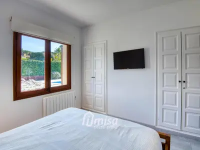 Cama o camas de una habitación en Villa Olivo
