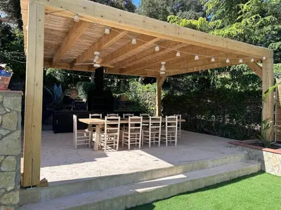 Jardín al aire libre en Villa Costa Brava