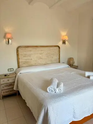 Cama o camas de una habitación en Villa Costa Brava