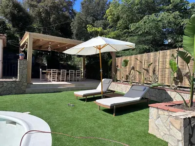 Jardín al aire libre en Villa Costa Brava