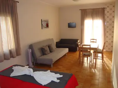 Zona de estar de Apartaments Claudi