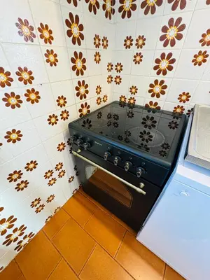 Una cocina o zona de cocina en Exclusiva casa con vistas despejadas al mar y piscina privada