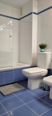 Un baño de SunSea LLoret 2 Playa, piscina y wifi