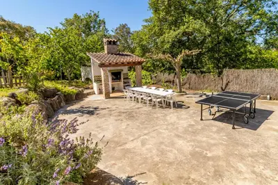 Jardín al aire libre en Ca la Goyi