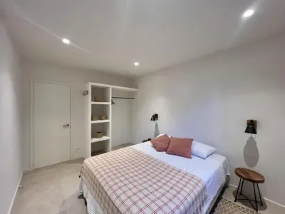 Cama o camas de una habitación en Las Rocas