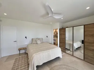 Cama o camas de una habitación en Las Rocas