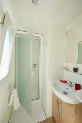 Un baño de Camping Victoria