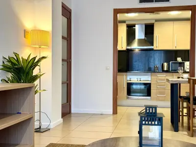 Una cocina o zona de cocina en Apartamento Trimar