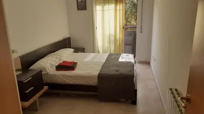 Cama o camas de una habitación en Playa en Costa Brava, Catalunya, con piscina