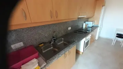 Una cocina o zona de cocina en Playa en Costa Brava, Catalunya, con piscina