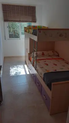 Cama o camas de una habitación en Playa en Costa Brava, Catalunya, con piscina