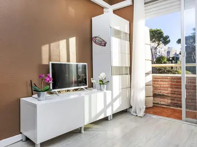 Una televisión o centro de entretenimiento en Apartment Anmar by Interhome