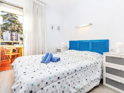 Cama o camas de una habitación en Apartment Anmar by Interhome
