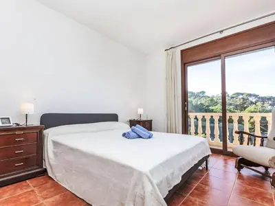 Cama o camas de una habitación en Holiday Home La Barca by Interhome