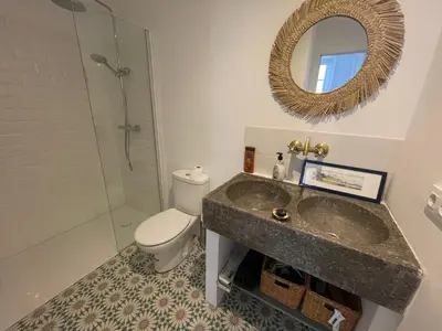 Un baño de Super-stylish 19th century apartment