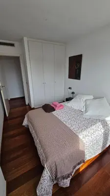 Cama o camas de una habitación en Penthouse in Platja d Aro Front Sea with Parking