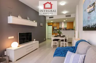 Zona de estar de Blue Lagoone Apartment Palamós