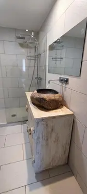 Un baño de Lloguer 30 Grumet piscina y parquing