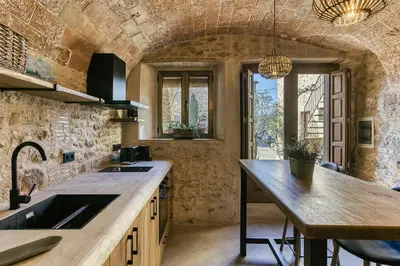 Una cocina o zona de cocina en Apartamento Puntanals