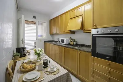 Una cocina o zona de cocina en Brunasmar – Piscina, Parking y Centro Tossa