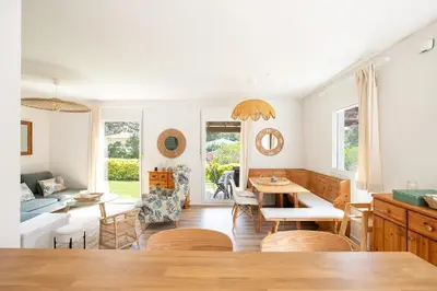 Zona de estar de Tamariu - Beautiful Villa with Pool
