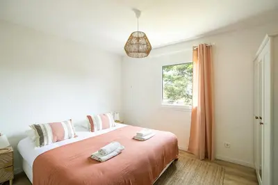 Cama o camas de una habitación en Tamariu - Beautiful Villa with Pool