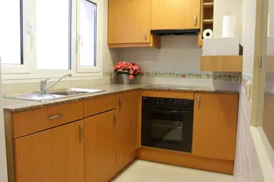 Una cocina o zona de cocina en Apartaments Tamariu