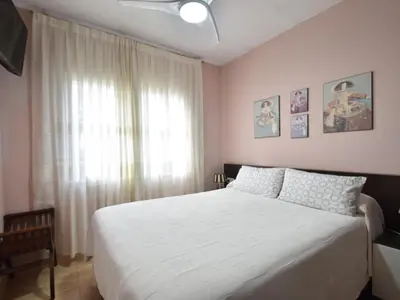 Cama o camas de una habitación en Flores