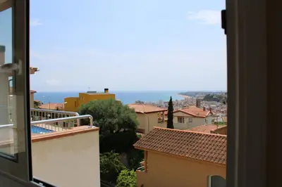 Vista general del mar o vista desde la villa