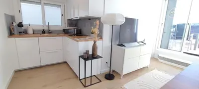 Una cocina o zona de cocina en LLOGUER30 The Terrace with views