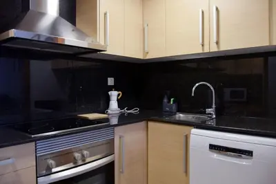 Una cocina o zona de cocina en Apartment Design equipped
