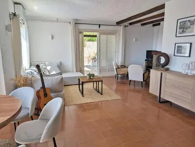 Zona de estar de Villa La Vista