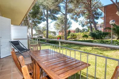 Jardín al aire libre en Apartment with Pool and Tennis