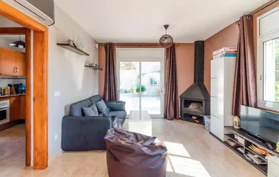 Zona de estar de 4 Bedroom Stunning Home In Vidreres