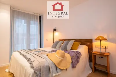 Cama o camas de una habitación en Apartament Bella Terra