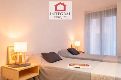 Cama o camas de una habitación en Apartament Bella Terra