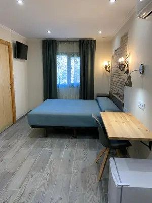 Zona de estar de Hostal Milana Girona