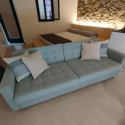 Zona de estar de Empordà Apartament-Peratallada